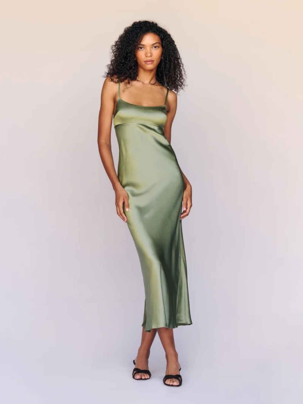 Reformation Kailyn Silk Dress